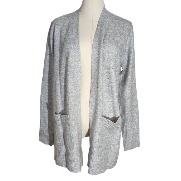 Love Ellie Light Grey Long Sleeve Cardigan With Pockets Women's Size M - Picture 5 of 16
